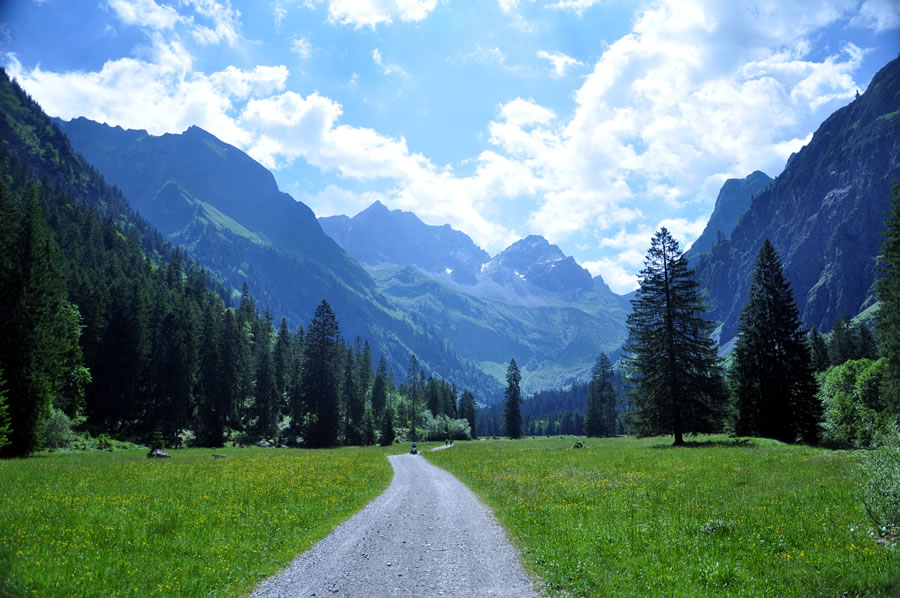 Fahrradtour zu Gutenalpe im Oytal